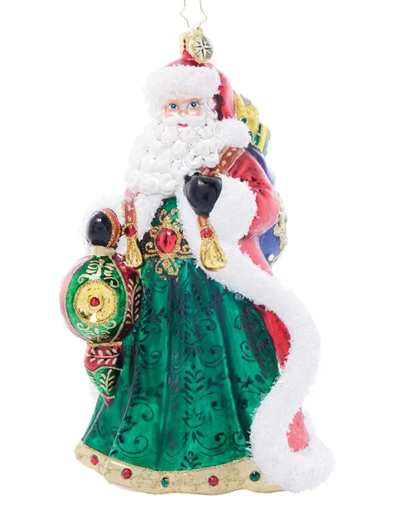 Santa's Sparkling Keepsake Ornament