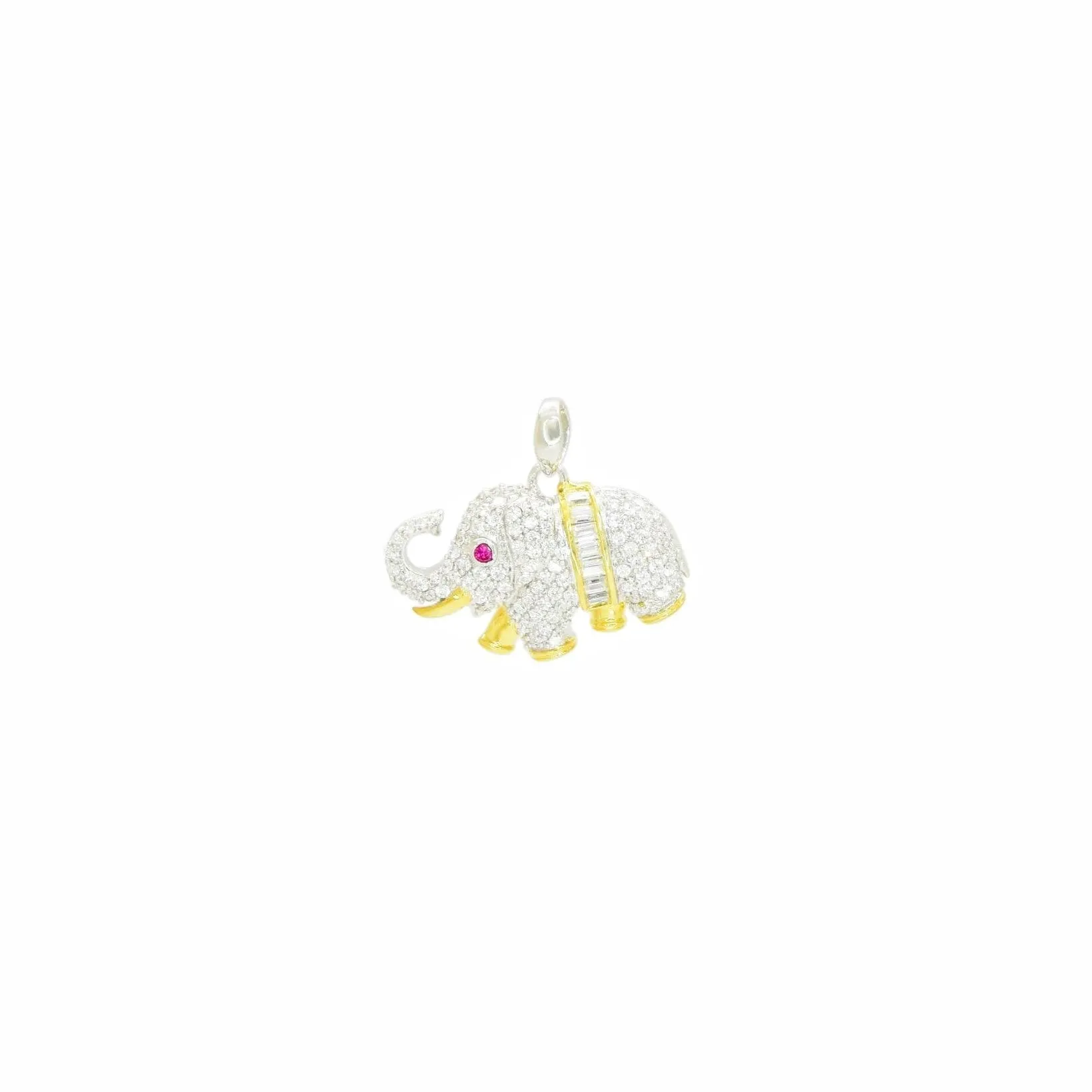 Sparkling Elephant Pendant