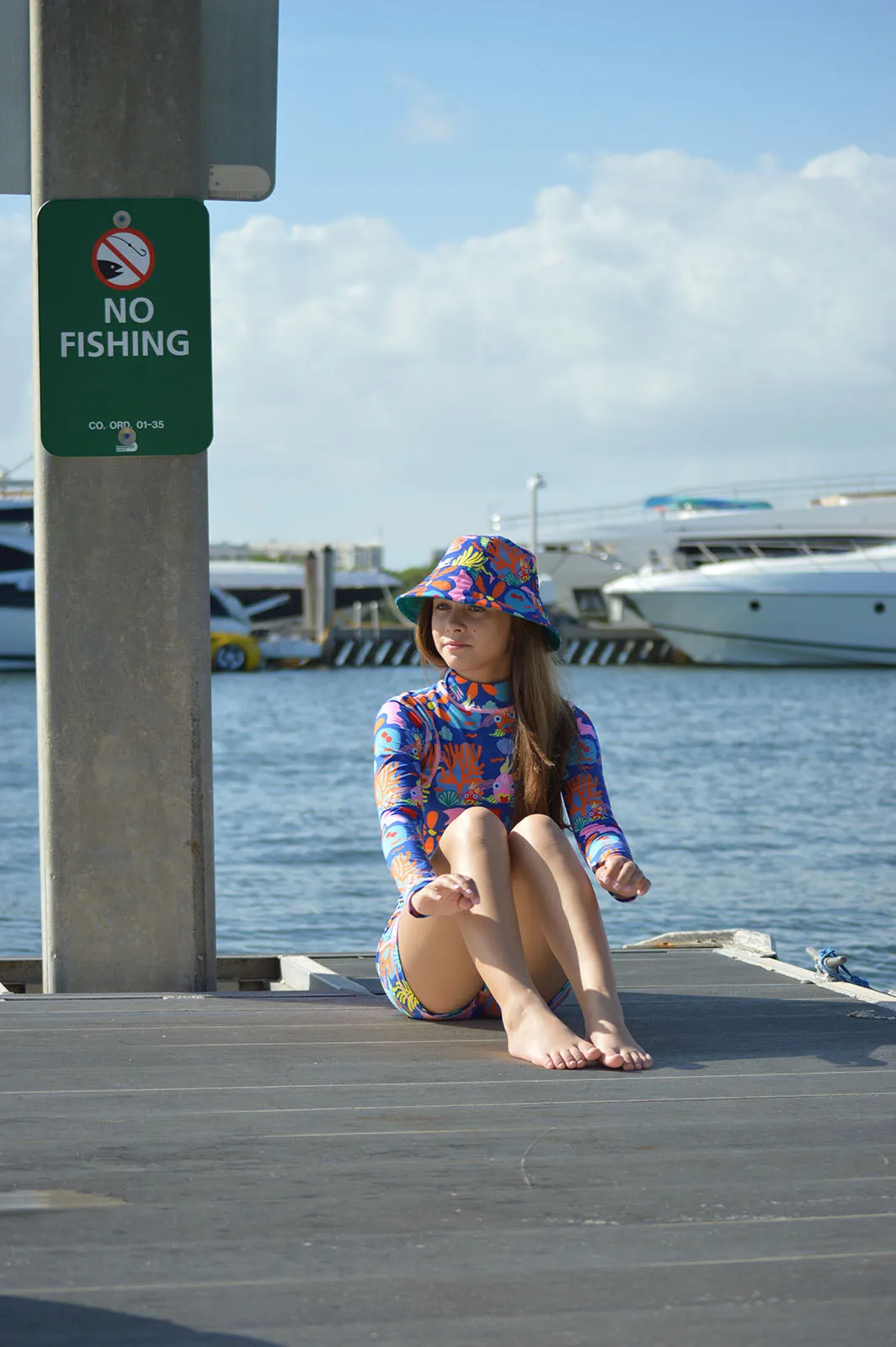 Sparkling Fish Teen Sunsuit
