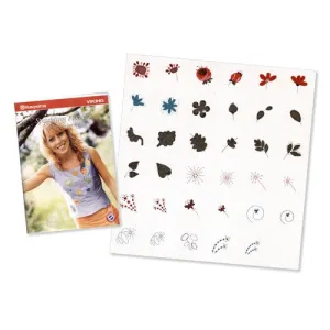 Sparkling Flowers Embroidery CD #80