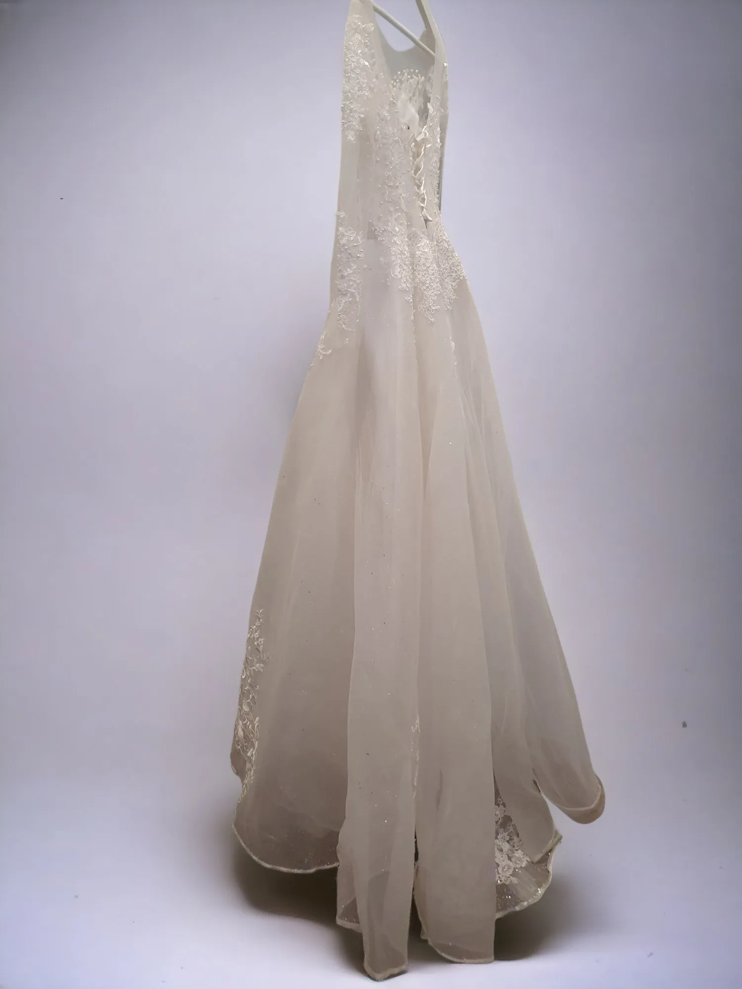 Sparkling Long Sleeve Princess Gown