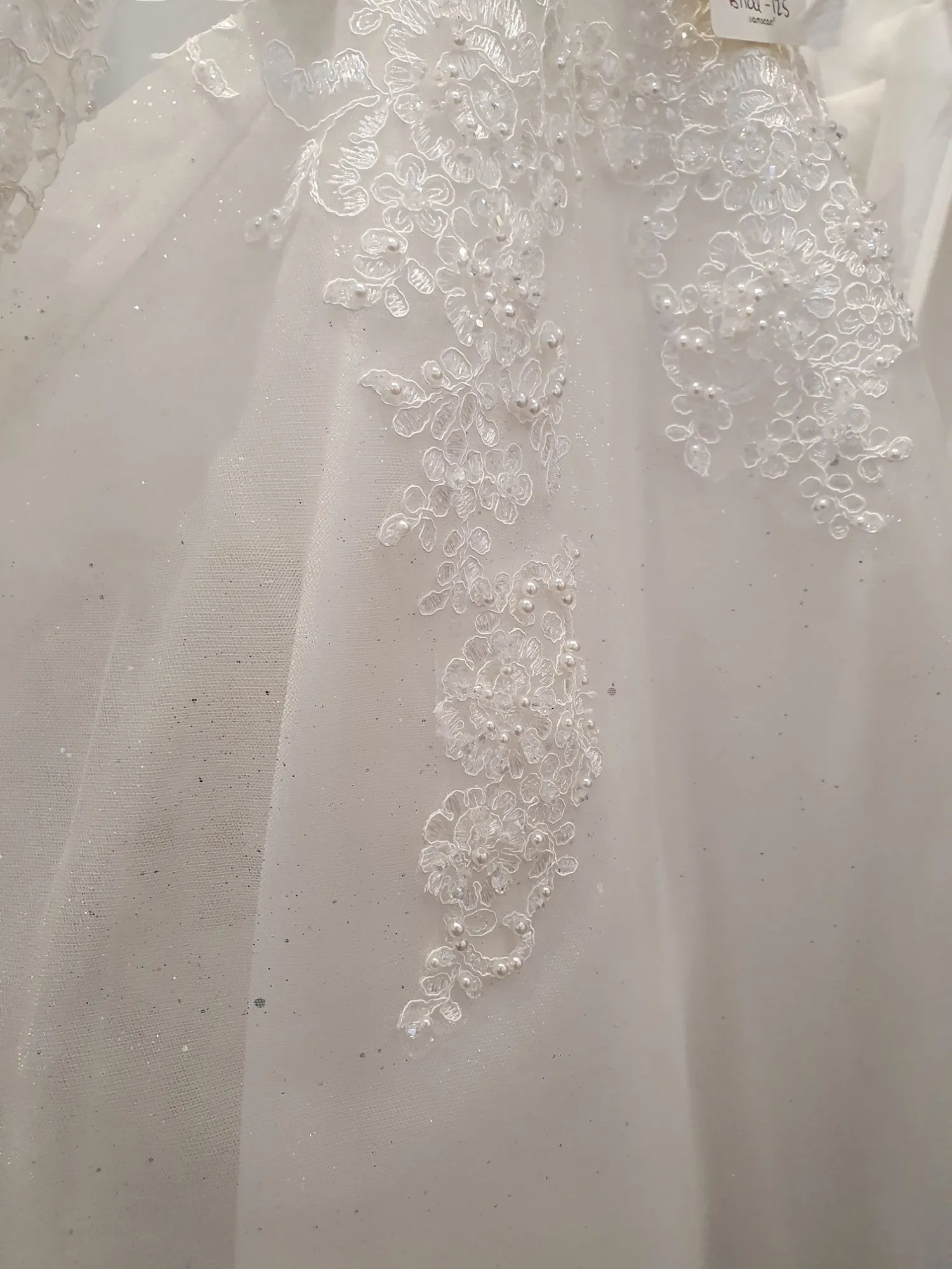 Sparkling Long Sleeve Princess Gown