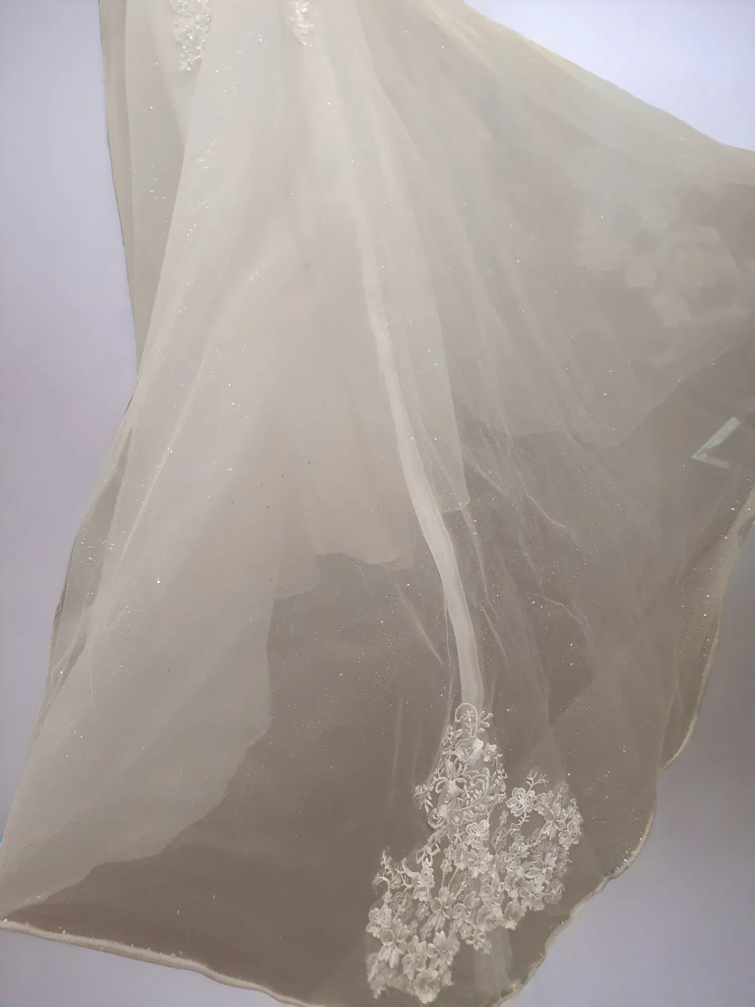 Sparkling Long Sleeve Princess Gown