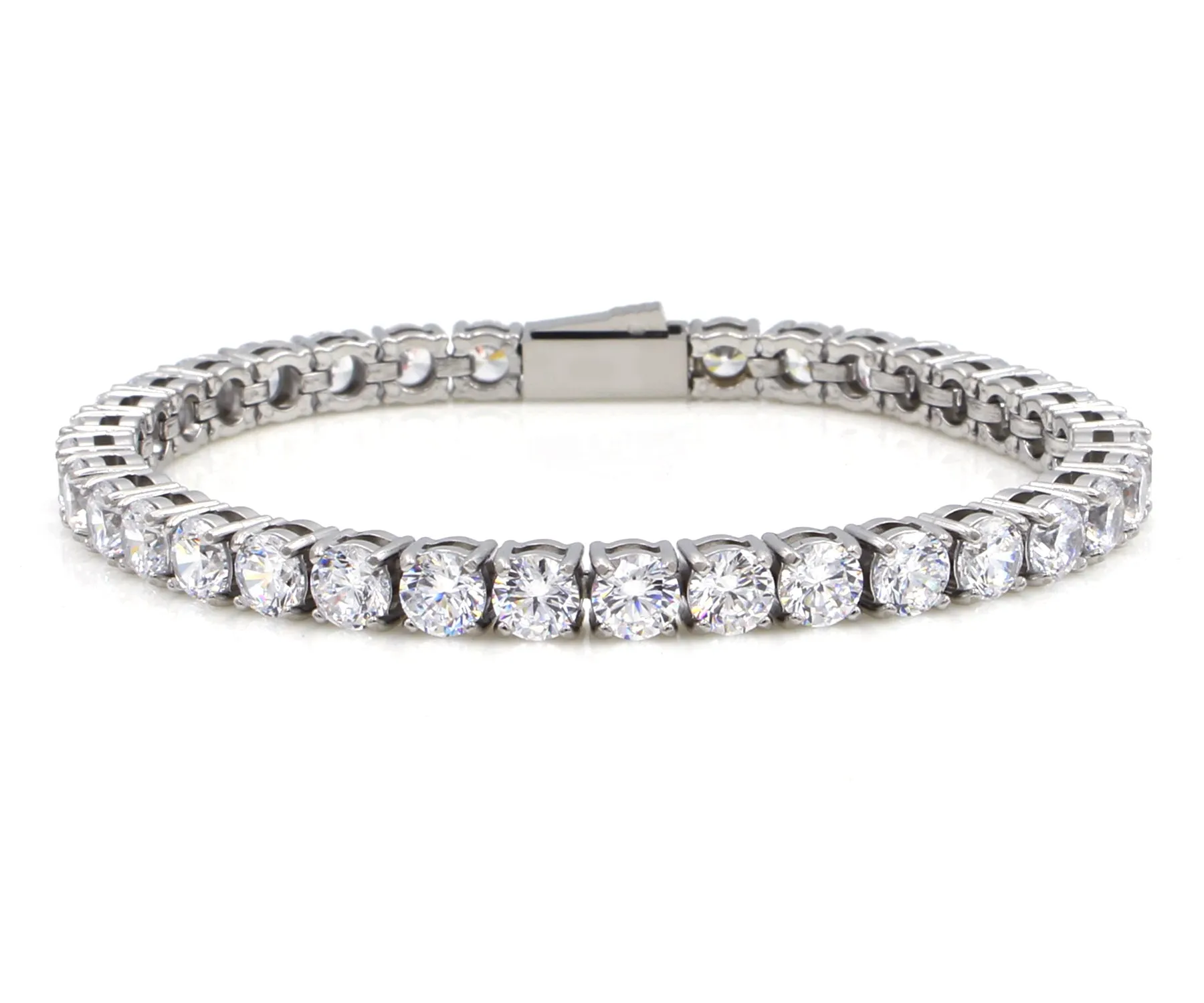 Sparkling Round Stone Tennis Bracelet