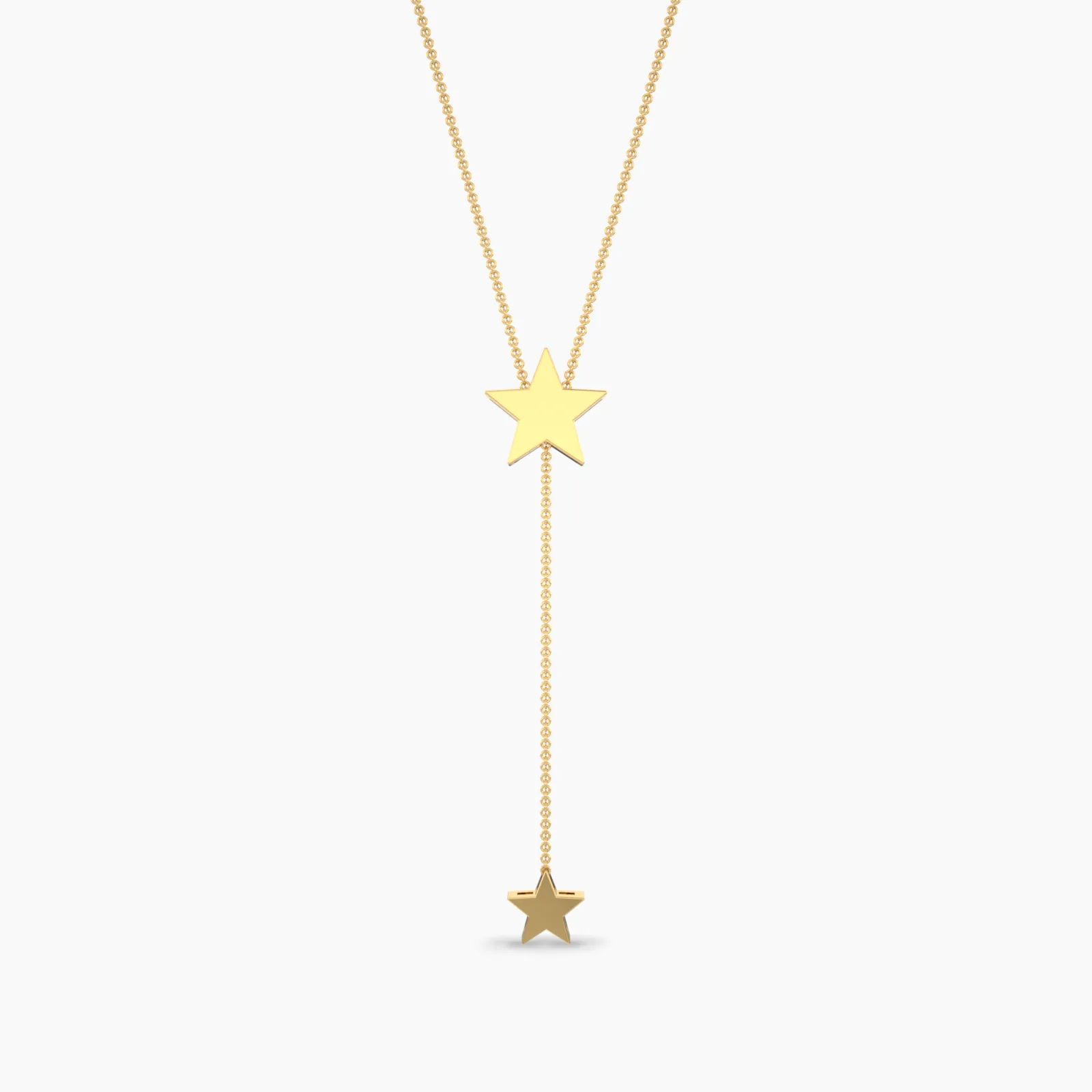Sparkling X Gold Pendant Necklace
