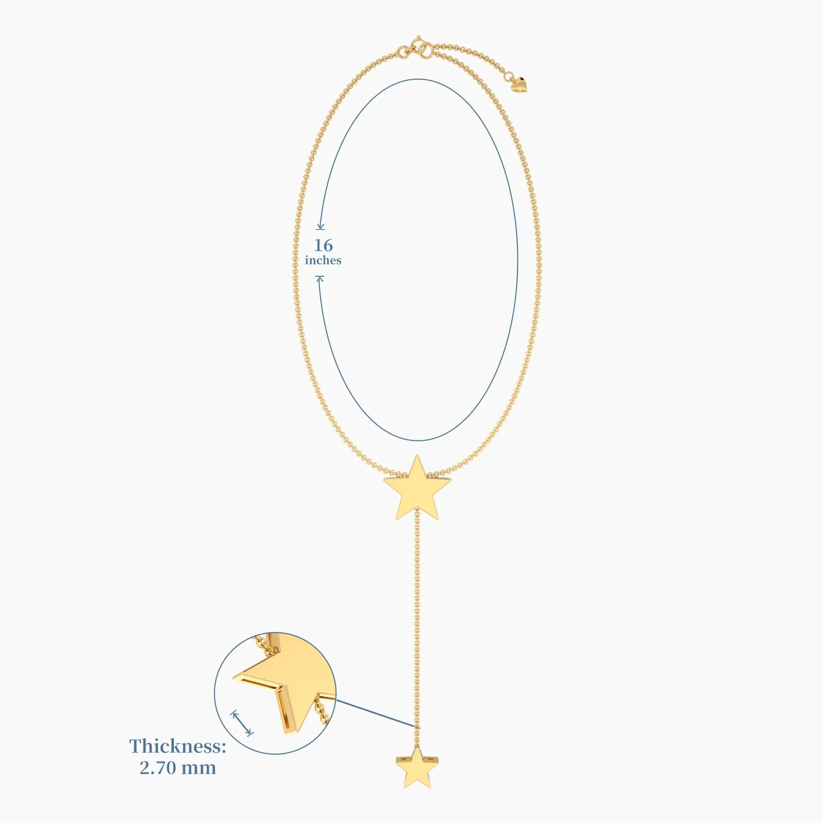 Sparkling X Gold Pendant Necklace