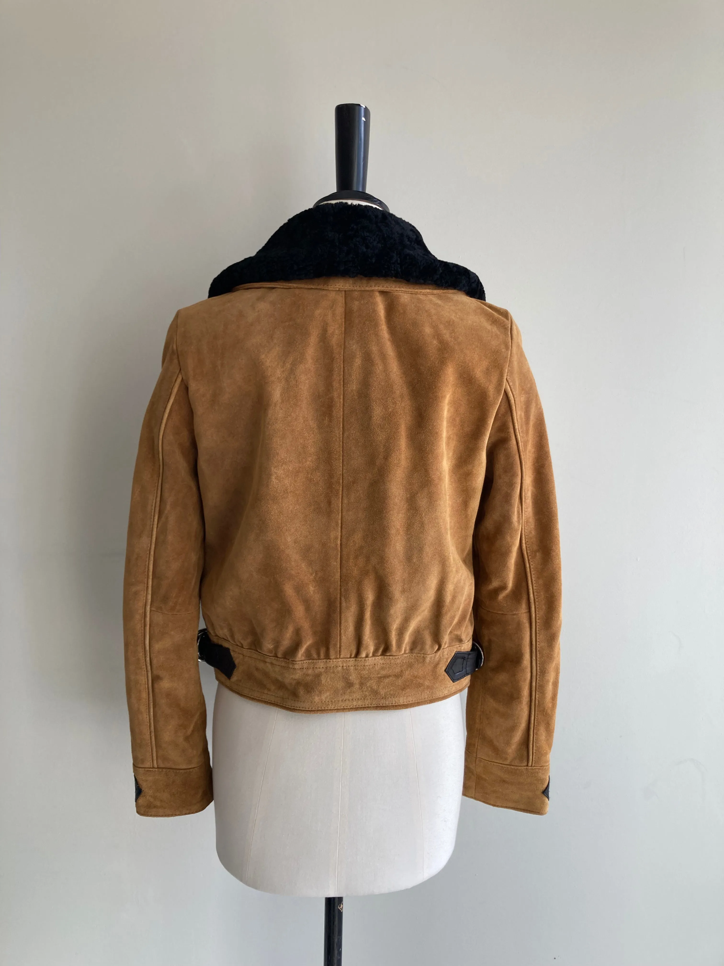 Suede and Shearling Jacket