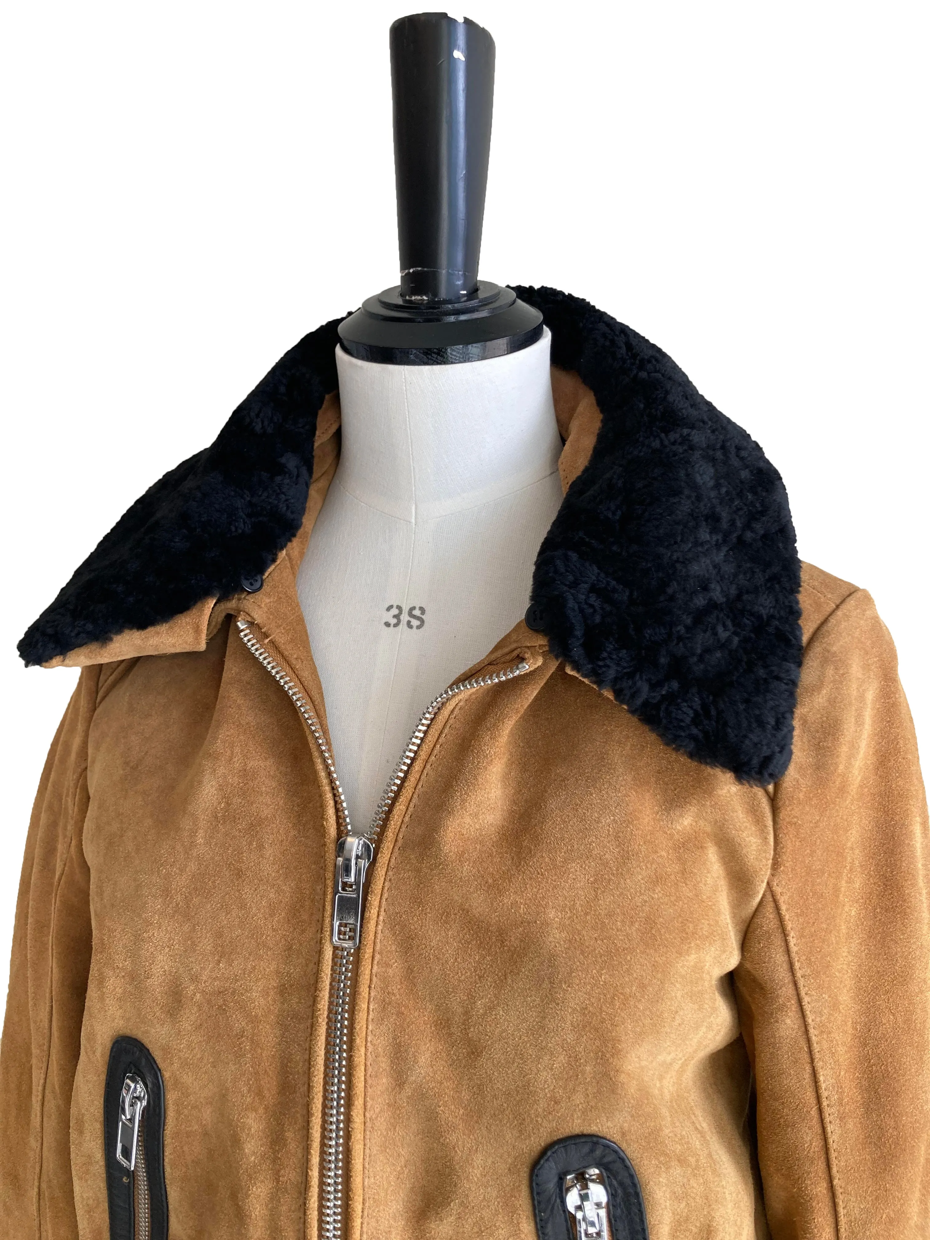 Suede and Shearling Jacket