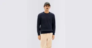 Sweater Thinking MU Navy Julio Knitted Sweater