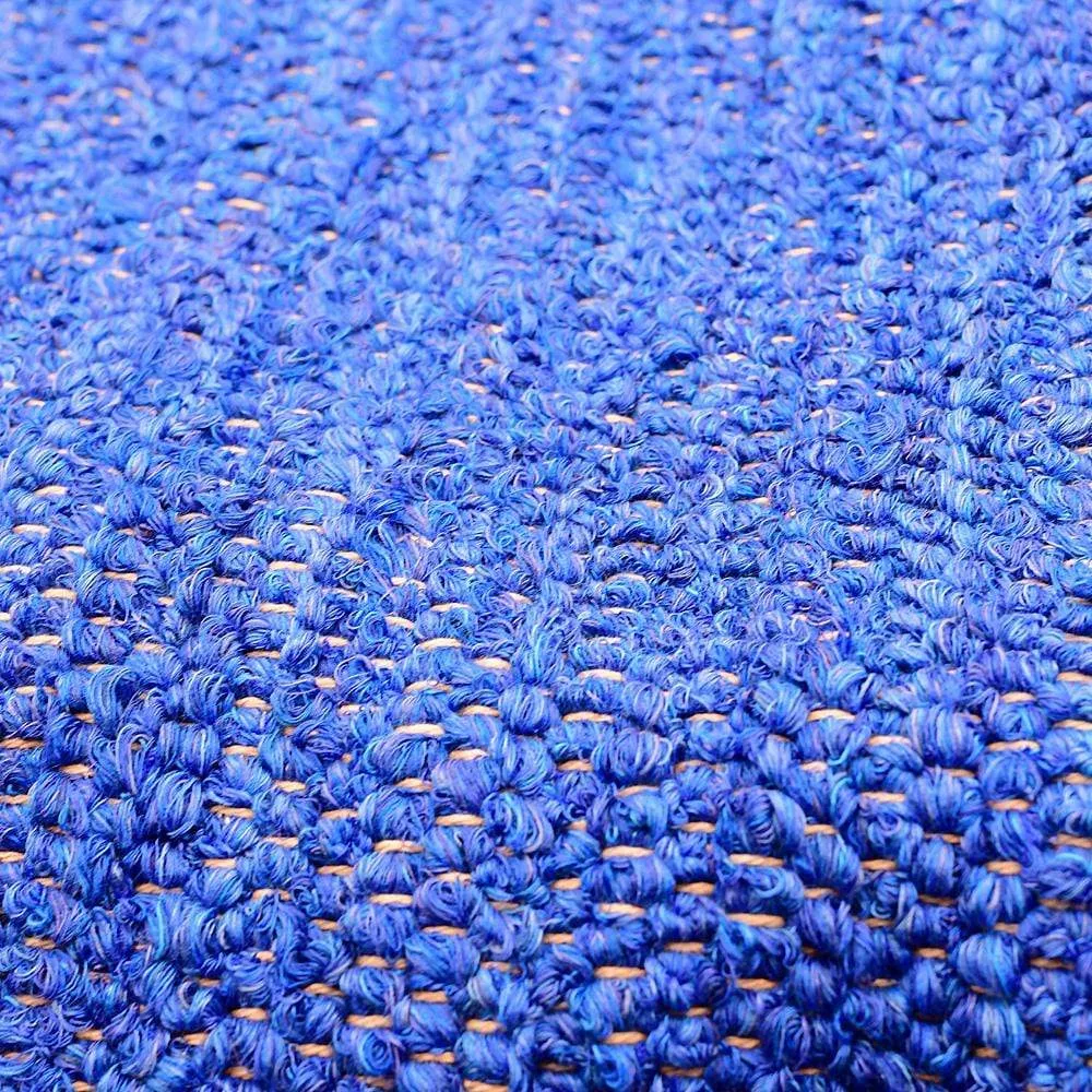 Tapis Artisanal - Bleu dur