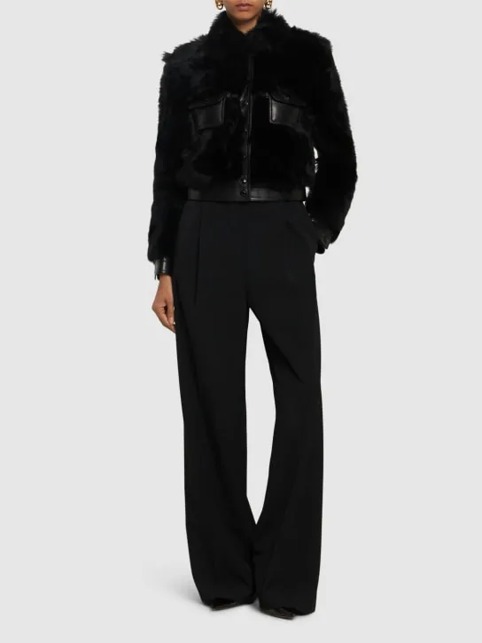 Tom Ford   Soft shearling leather jacket 