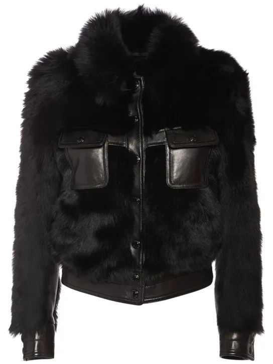 Tom Ford   Soft shearling leather jacket 