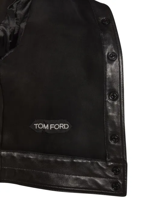 Tom Ford   Soft shearling leather jacket 