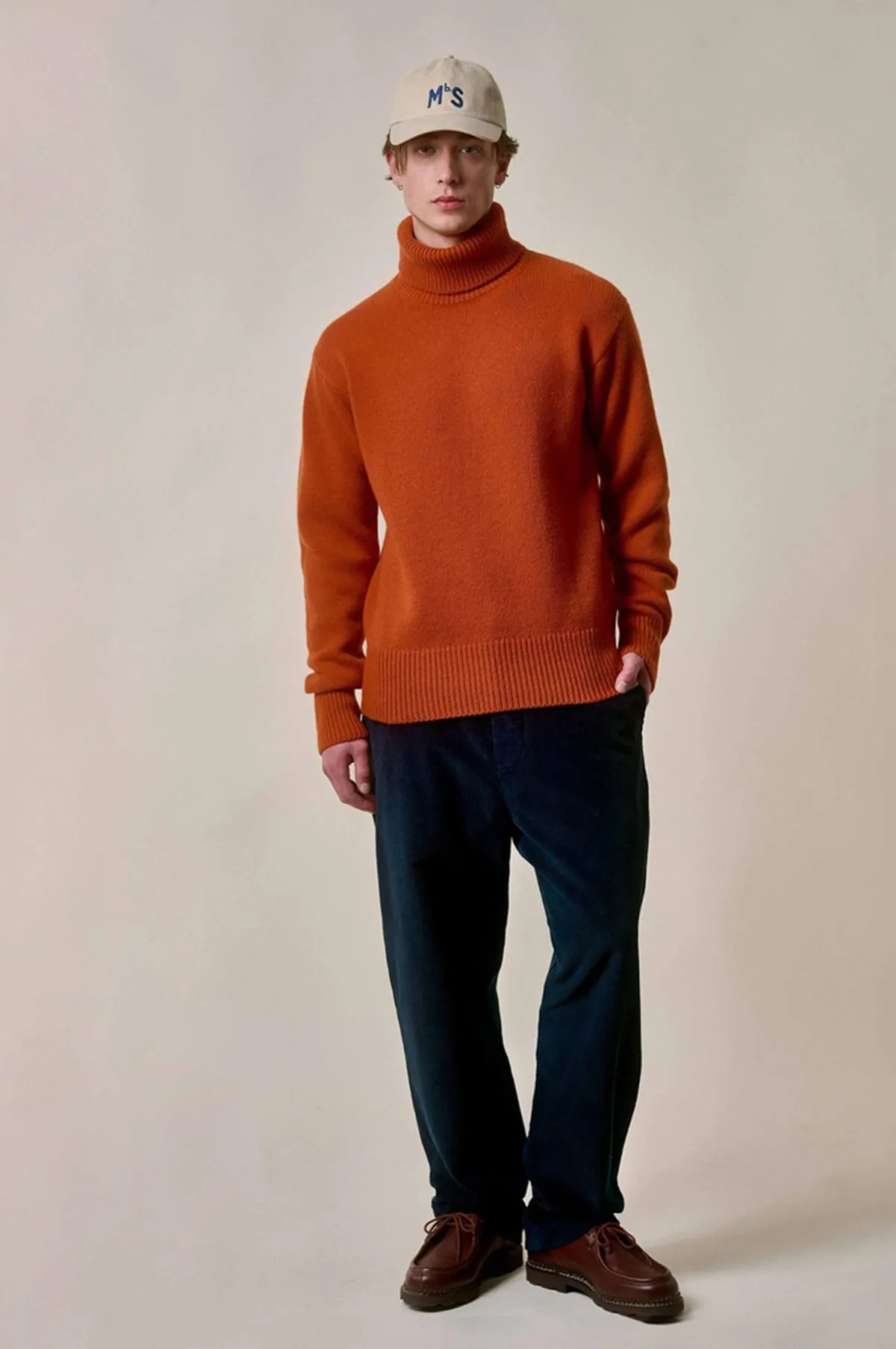 Turtleneck Pullover Rust
