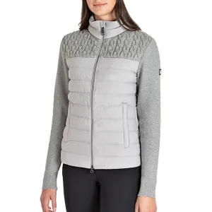 WOMEN&#x27;S SOFTSHELL WITH KNITTED SLEEVES EQUILINE