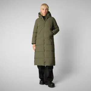 Women's Hooded Parka Missy in laurel green